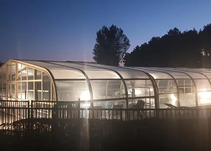 Maison Bleue Piscine Village de vacances Quend-Plage-les-Pins